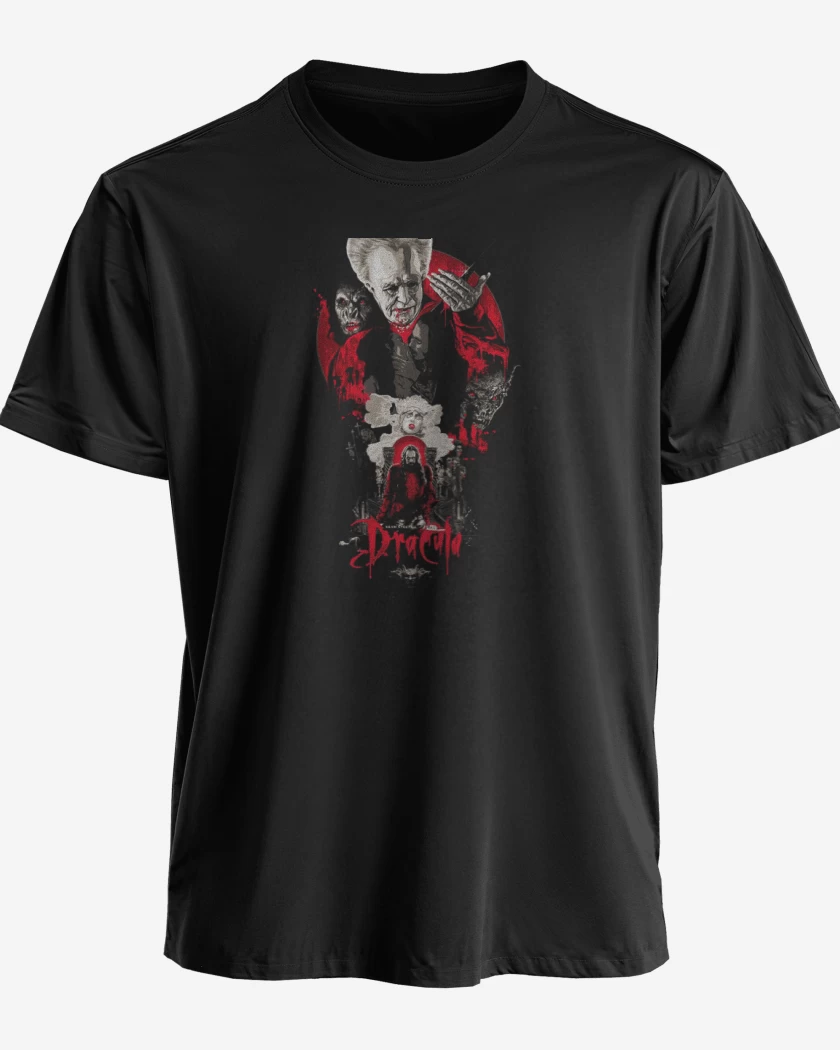 Polera premium Negro de Dracula Bram Stoker 2