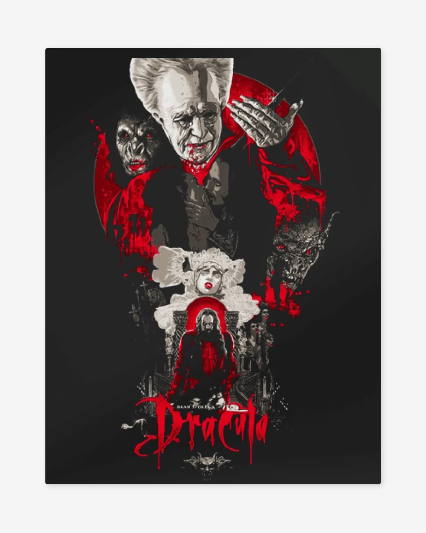Print metalico Dracula Bram Stoker 2