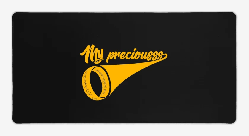 Mouse pad Gamer Negro de My preciouss Lord of the ring