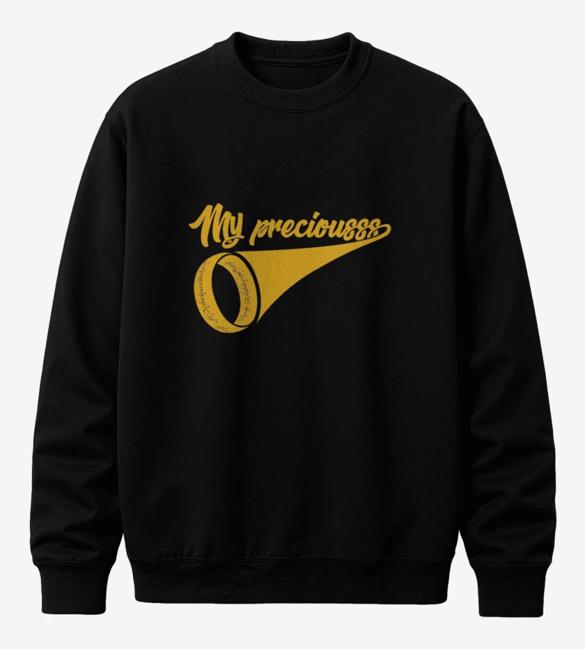 Poleron polo Negro de My preciouss Lord of the ring