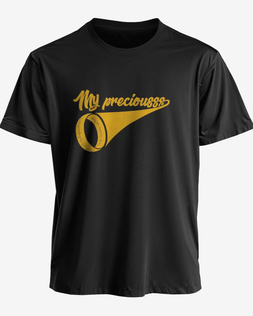 Polera premium Negro de My preciouss Lord of the ring