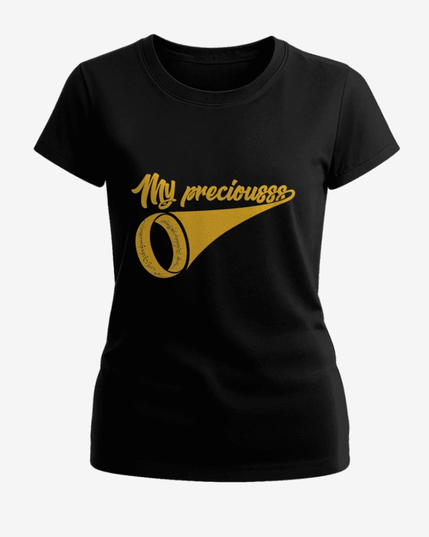 Polera de Mujer Negro de My preciouss Lord of the ring