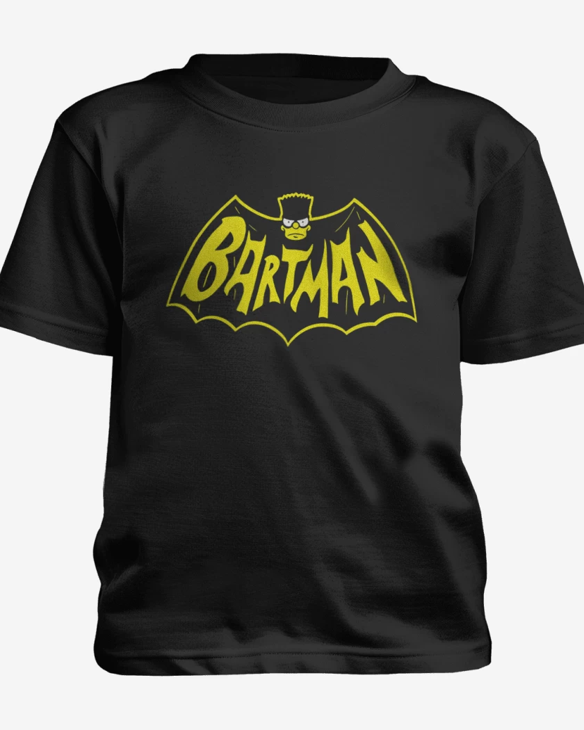 Polera de niño Negro de Bartman