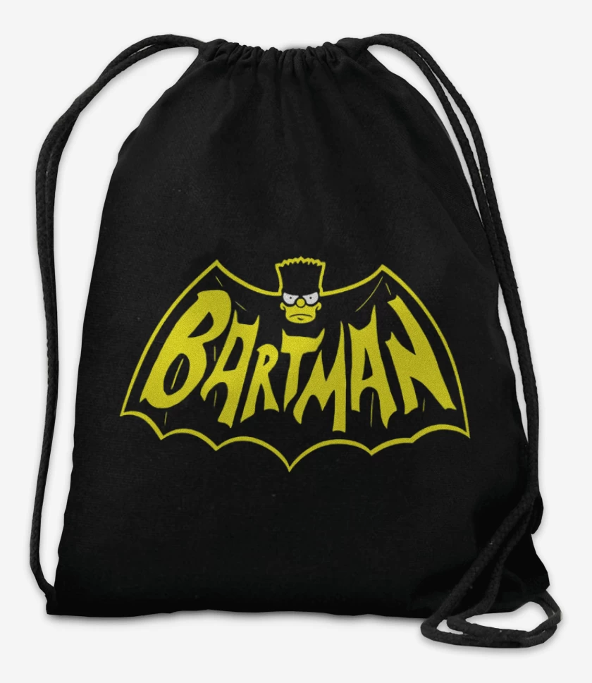 Mochila Negro de Bartman