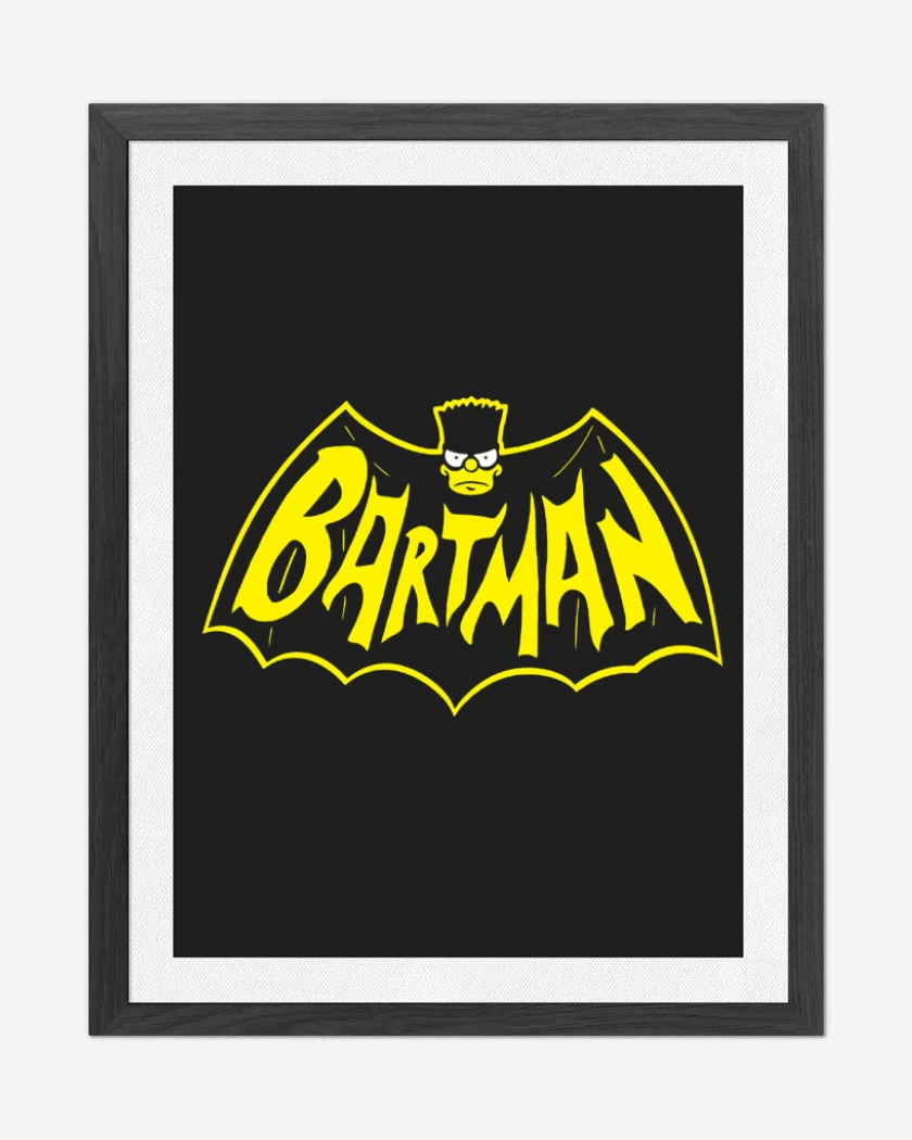 Cuadro decorativo Negro de Bartman