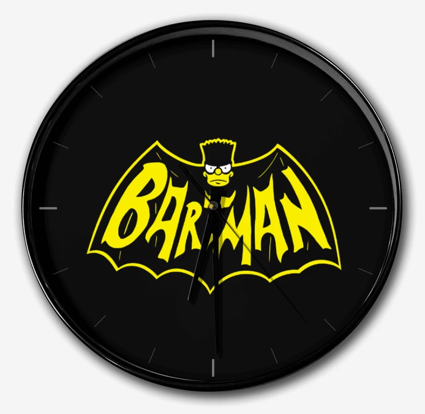 Reloj Negro de Bartman