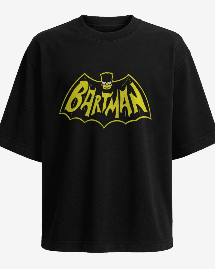 Polera Oversize Negro de Bartman