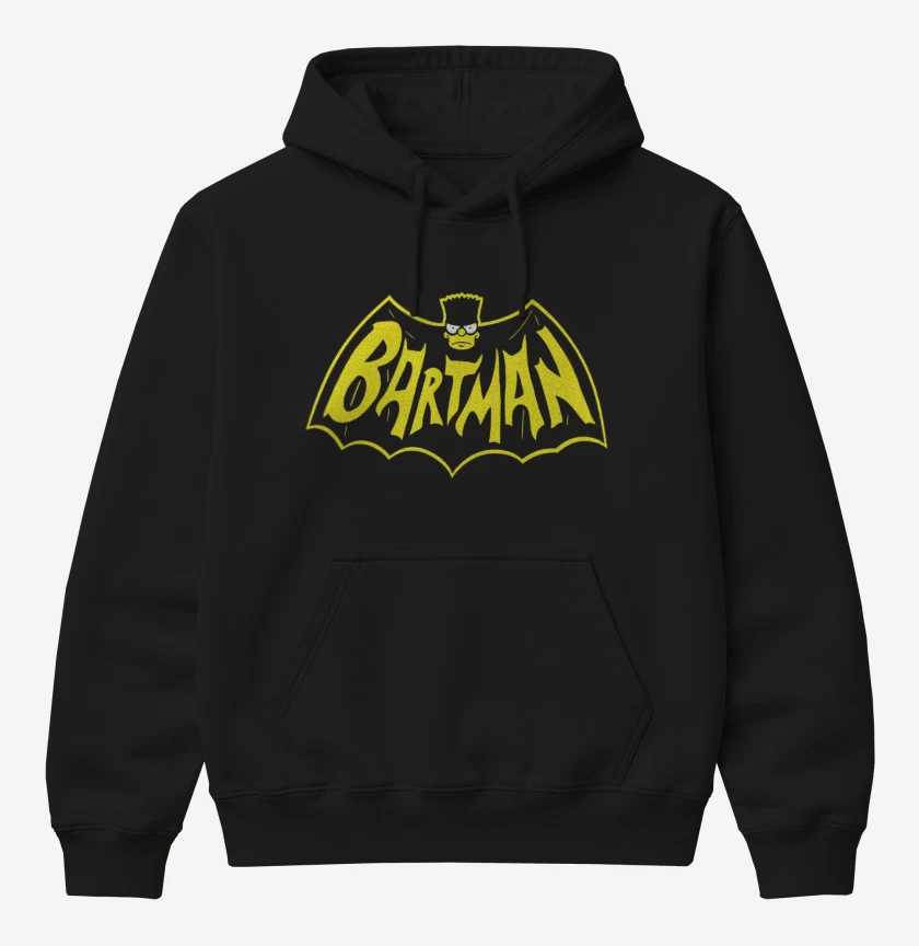 Poleron Canguro básico Negro de Bartman