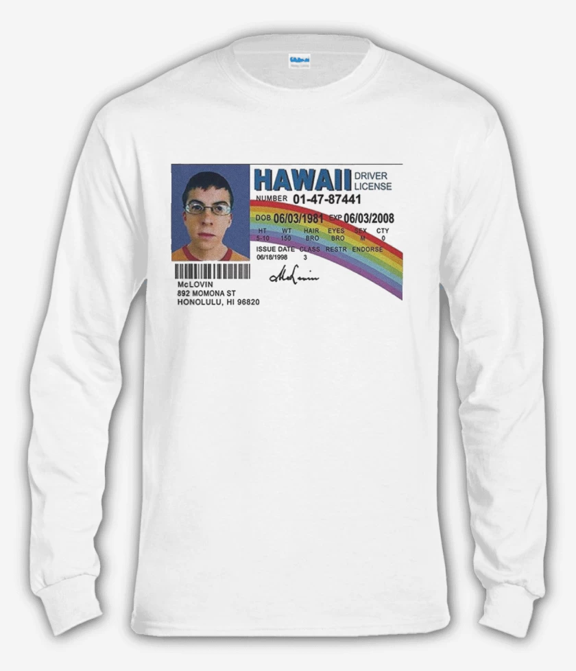 Polera manga larga Blanco de McLovin