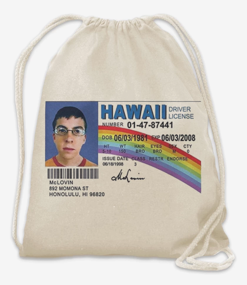 Mochila Blanco de McLovin