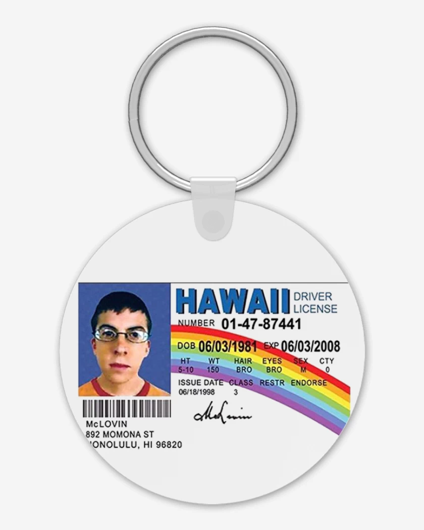 Llavero Blanco de McLovin