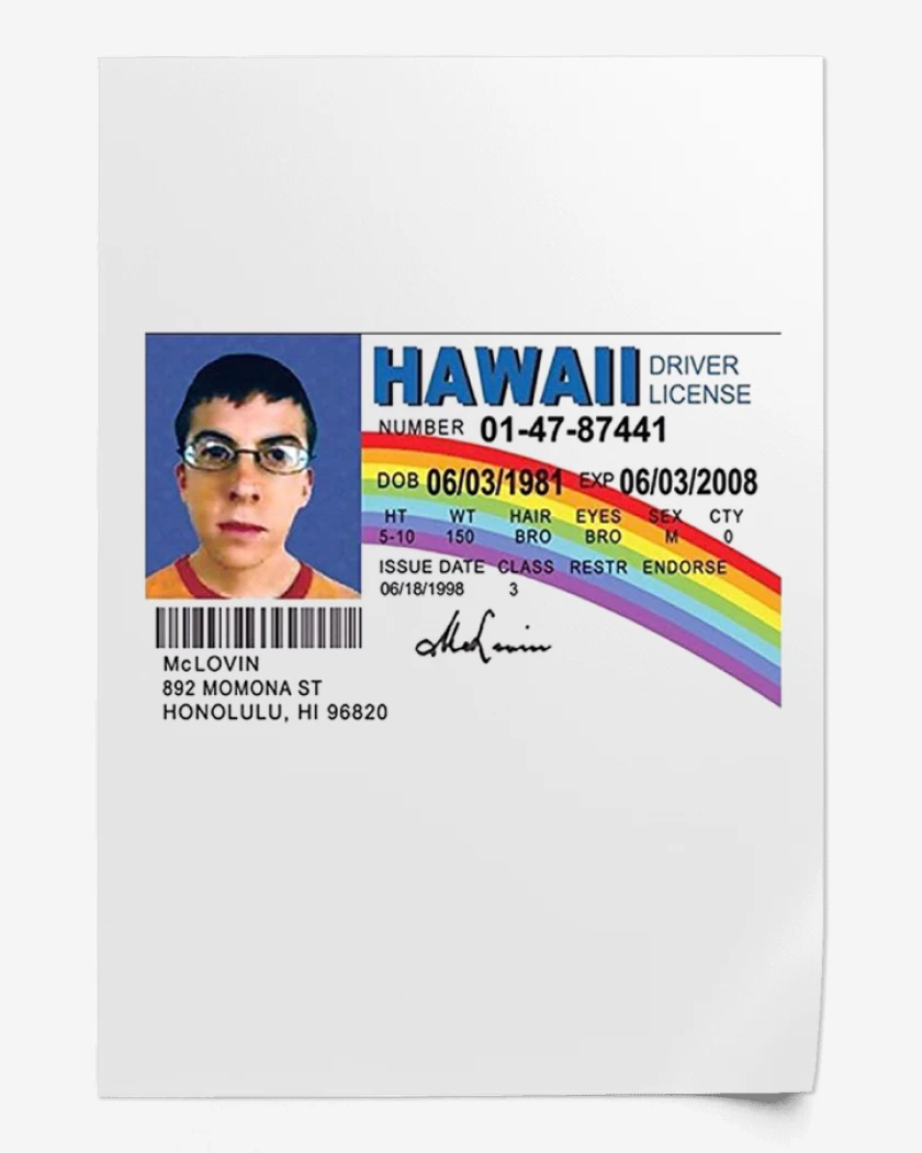 Print McLovin
