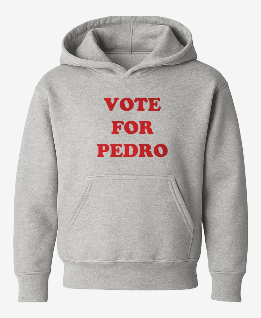 Poleron de niño Gris Melange de Vote for Pedro