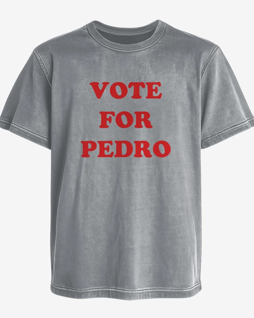 Polera desgastada Vote for Pedro