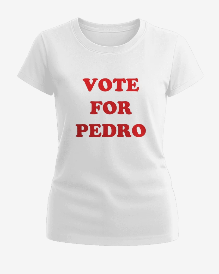 Polera de Mujer Blanco de Vote for Pedro