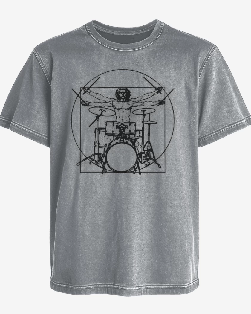 Polera desgastada Vitruvio batero
