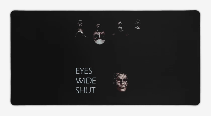 Mouse pad Gamer Negro de Eyes wide shut