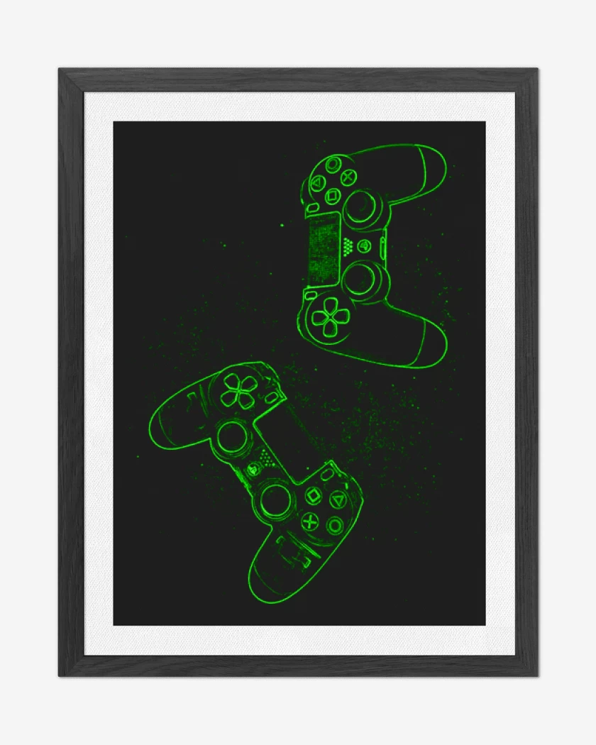 Cuadro decorativo Negro de Play 4
