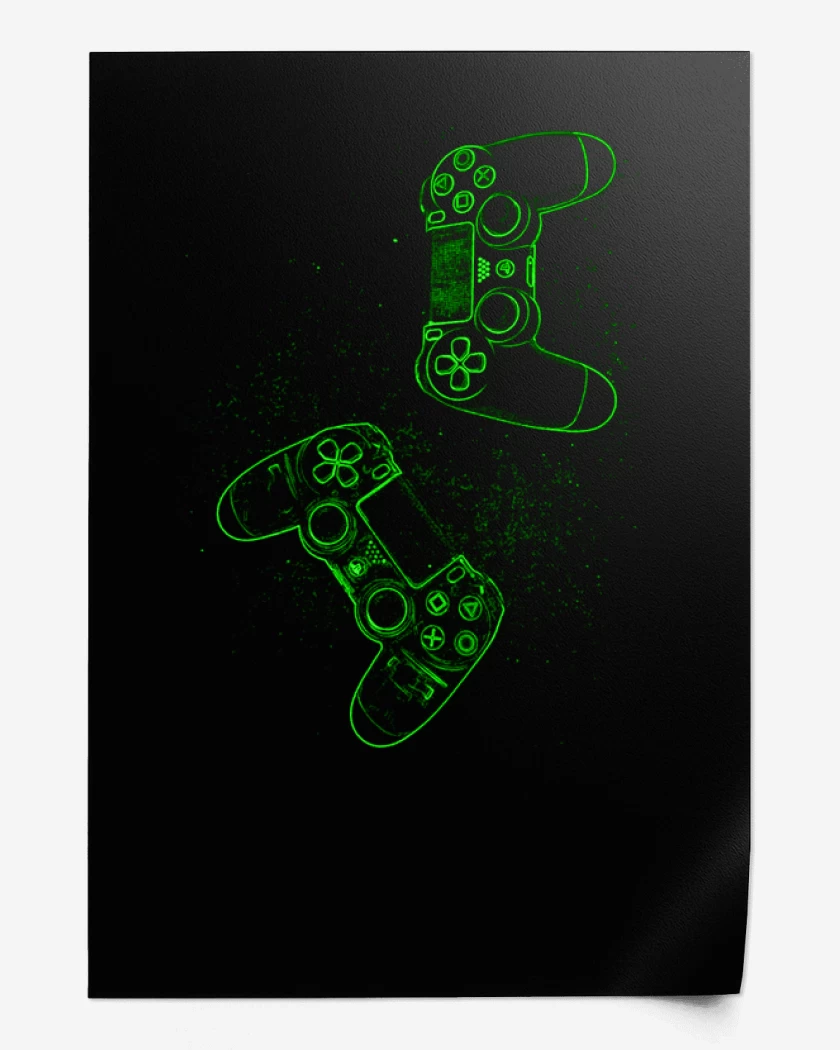 Print Negro de Play 4