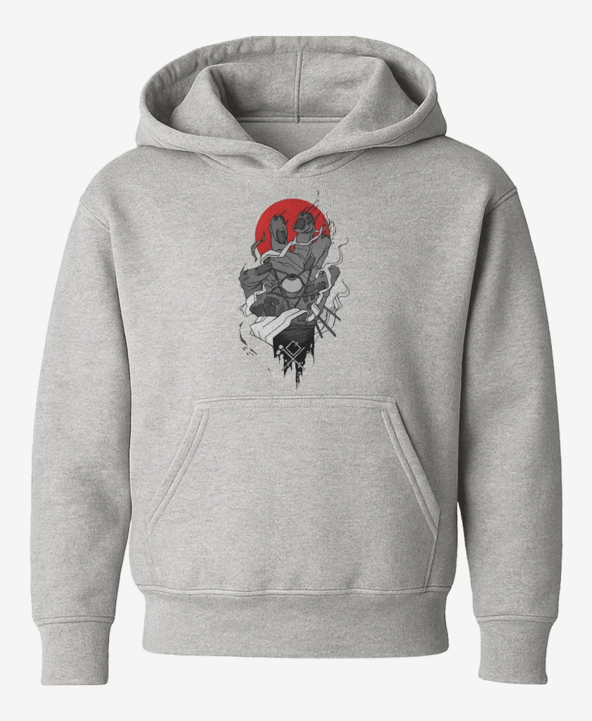 Poleron de niño Gris Melange de Handcore