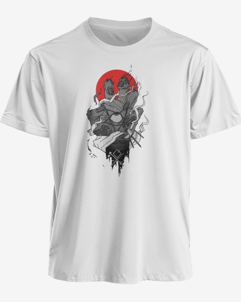 Polera premium Blanco de Handcore