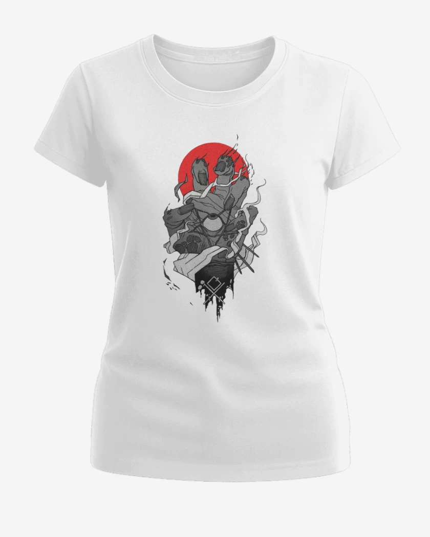 Polera de Mujer Blanco de Handcore
