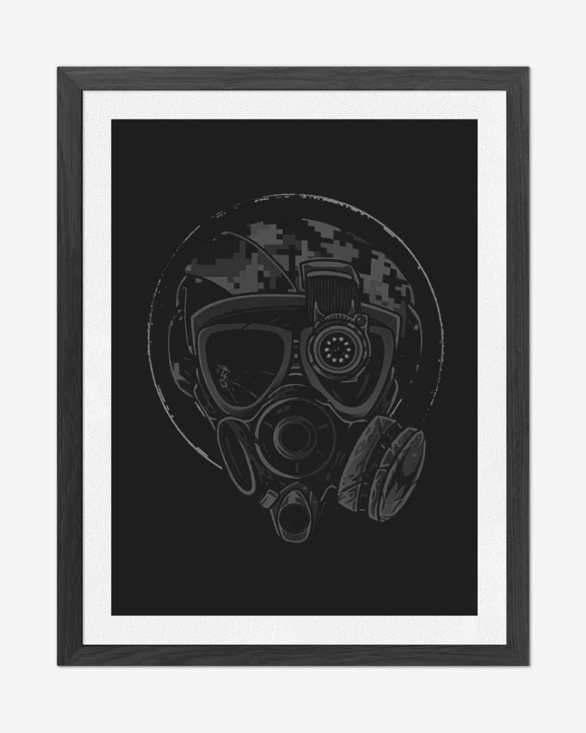 Cuadro decorativo Negro de Mask