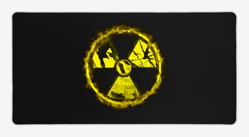 Mouse pad Gamer Negro de Atomic