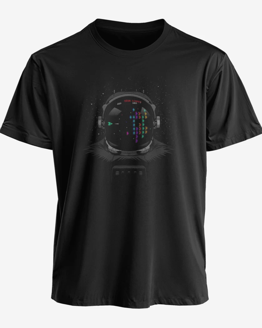 Polera Negro de Astroinvaders
