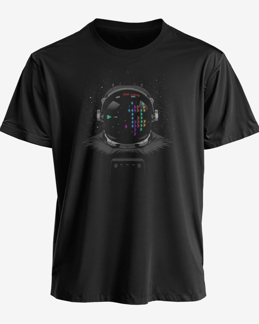 Polera premium Negro de Astroinvaders