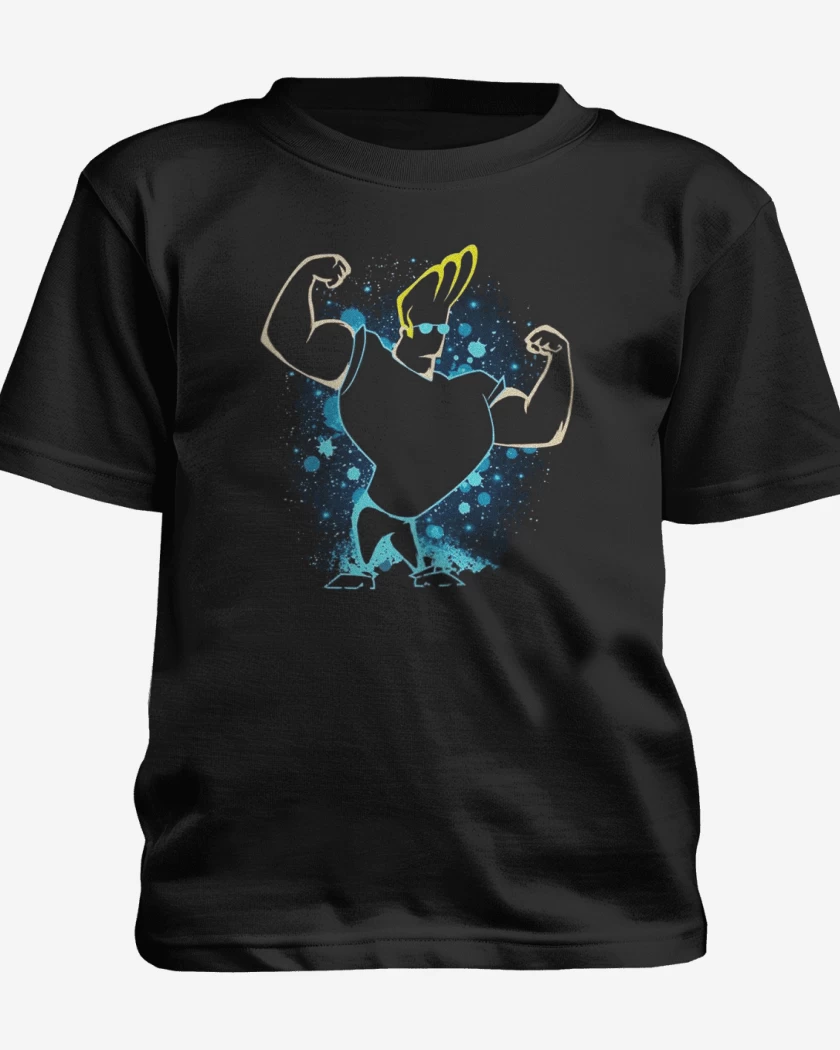 Polera de niño Negro de Jhnny bravo