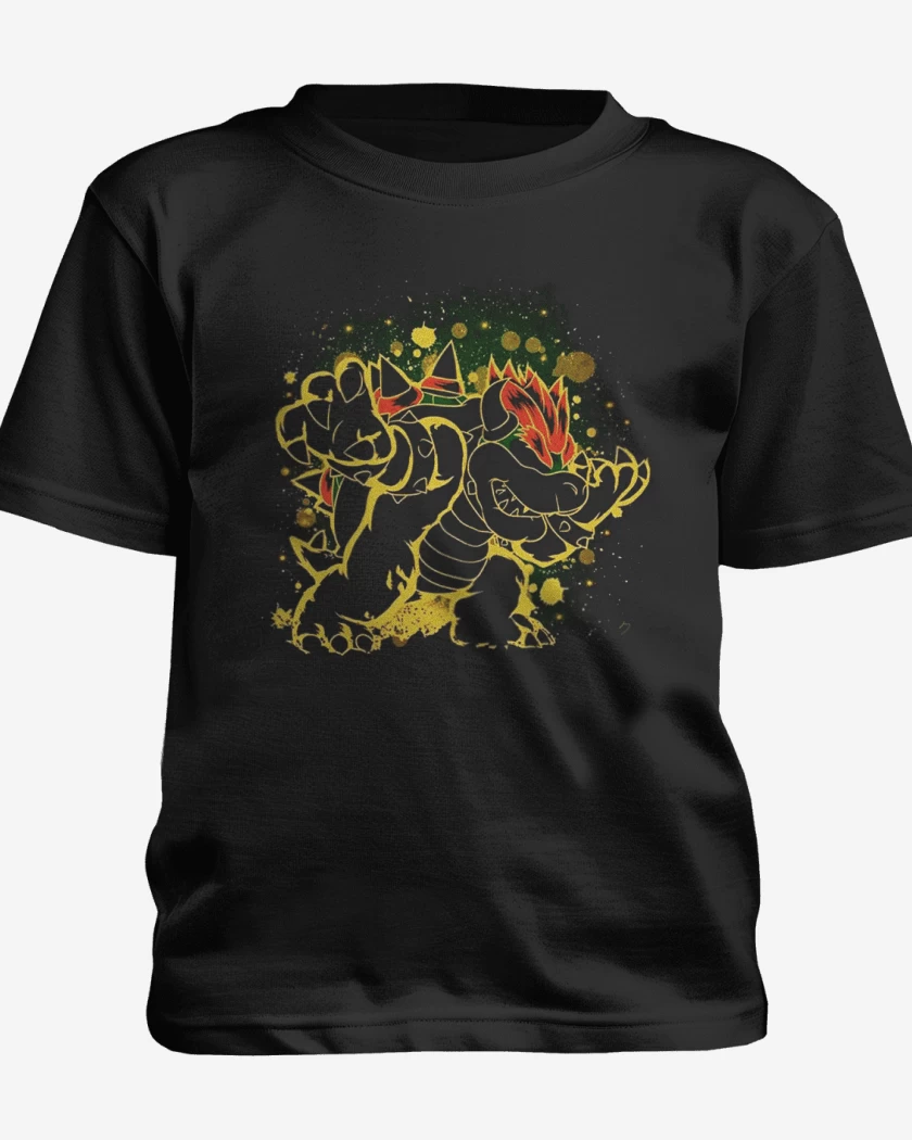 Polera de niño Negro de Bowser