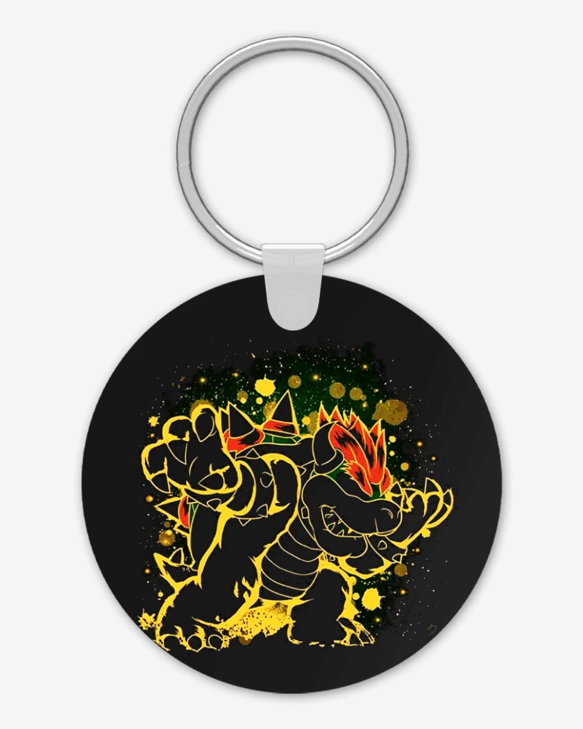 Llavero Negro de Bowser