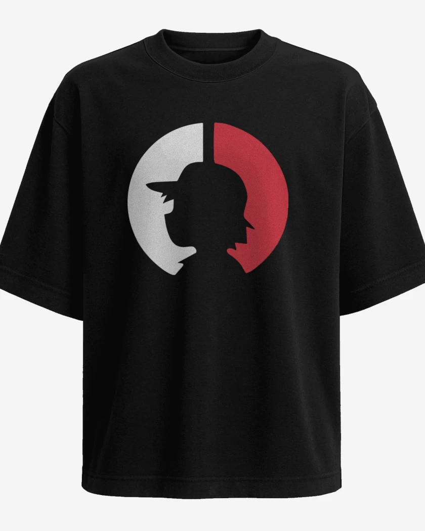 Polera Oversize Negro de Ash