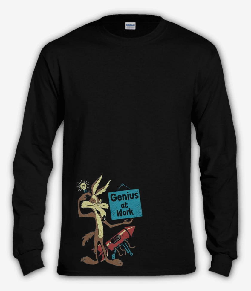 Polera manga larga Negro de Coyote