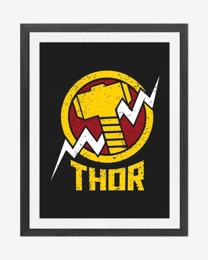 Cuadro decorativo Negro de Thor