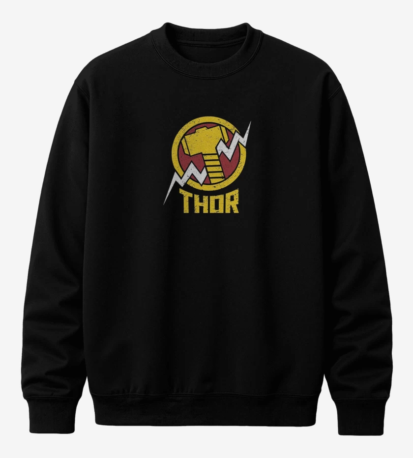 Poleron polo Negro de Thor
