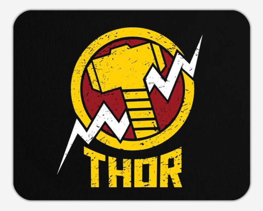 Mousepad Negro de Thor