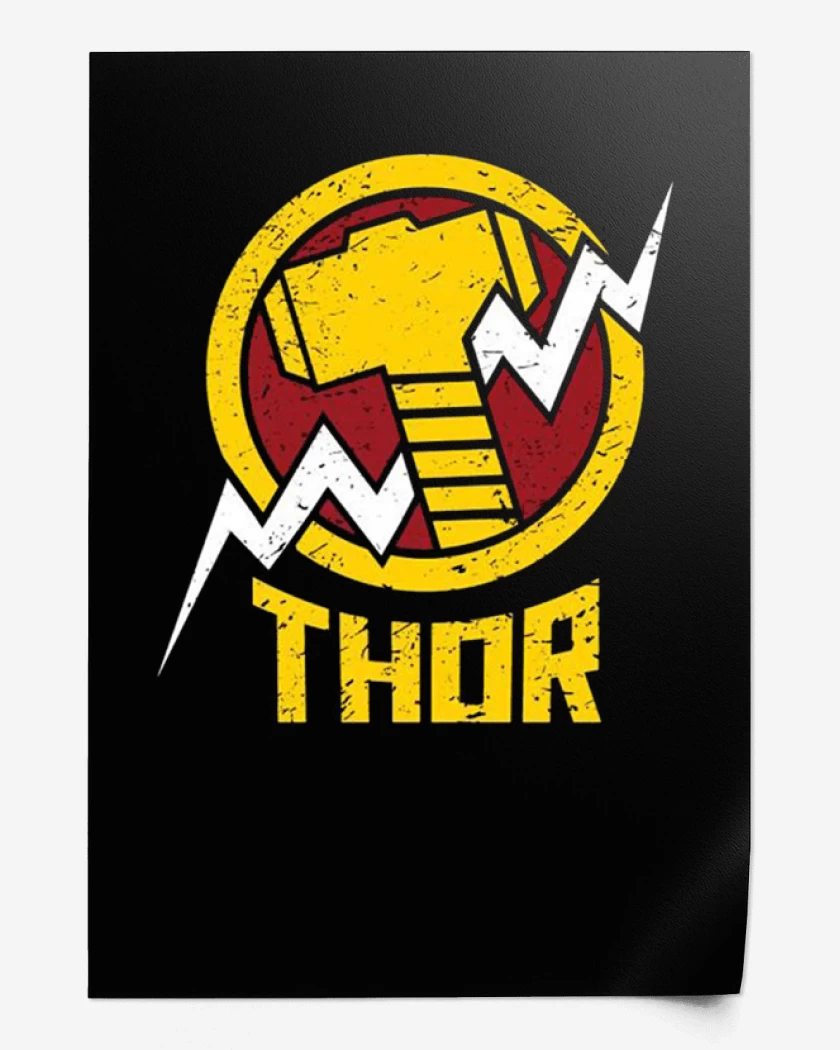 Print Negro de Thor