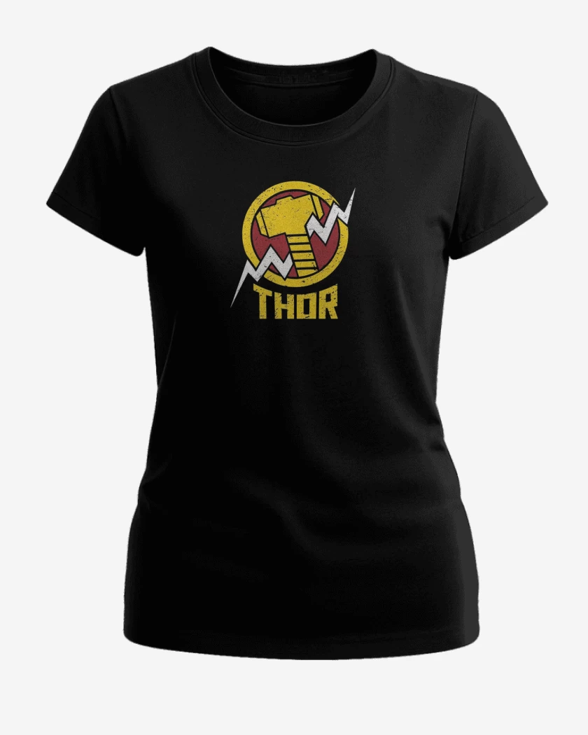 Polera de Mujer Negro de Thor