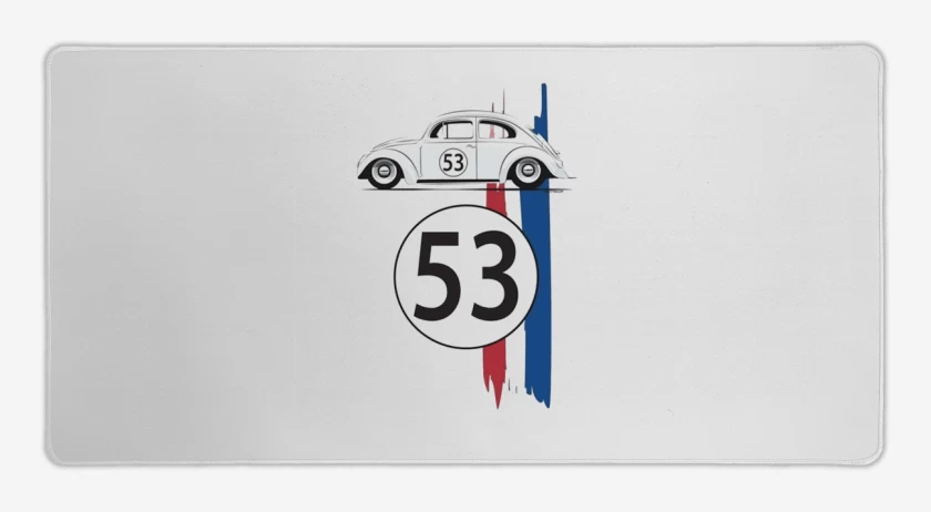 Mouse pad Gamer Blanco de Herbie 