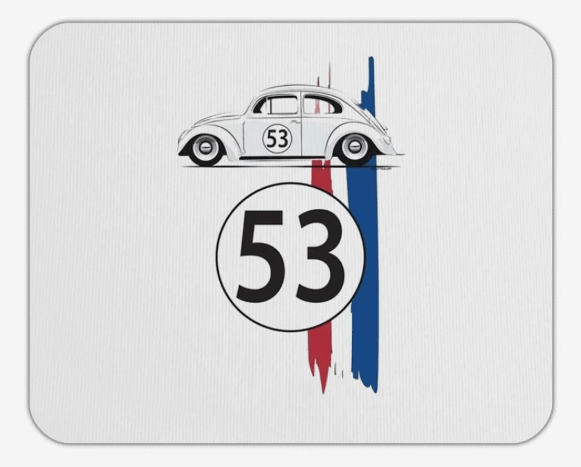 Mousepad Blanco de Herbie 