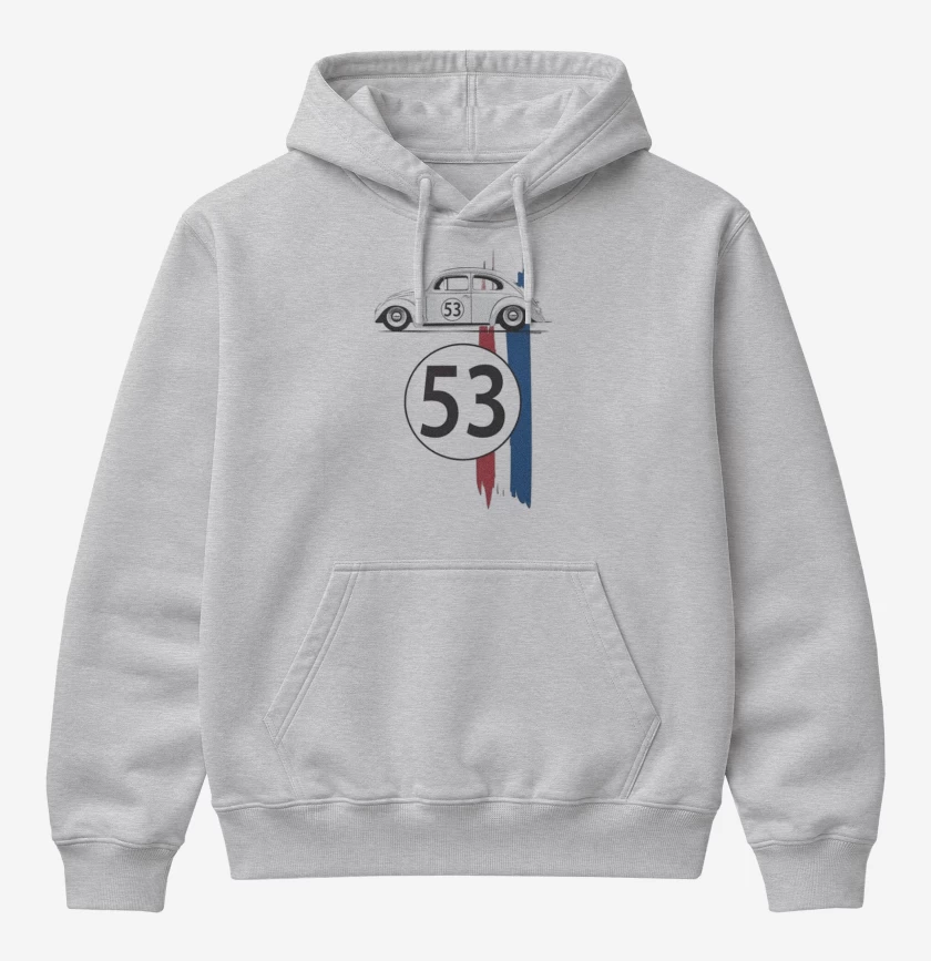 Poleron Canguro básico Gris Melange de Herbie 