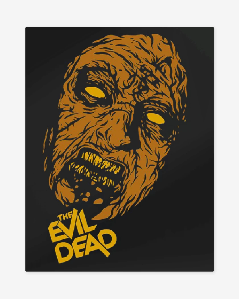 Print metalico Negro de The evil dead