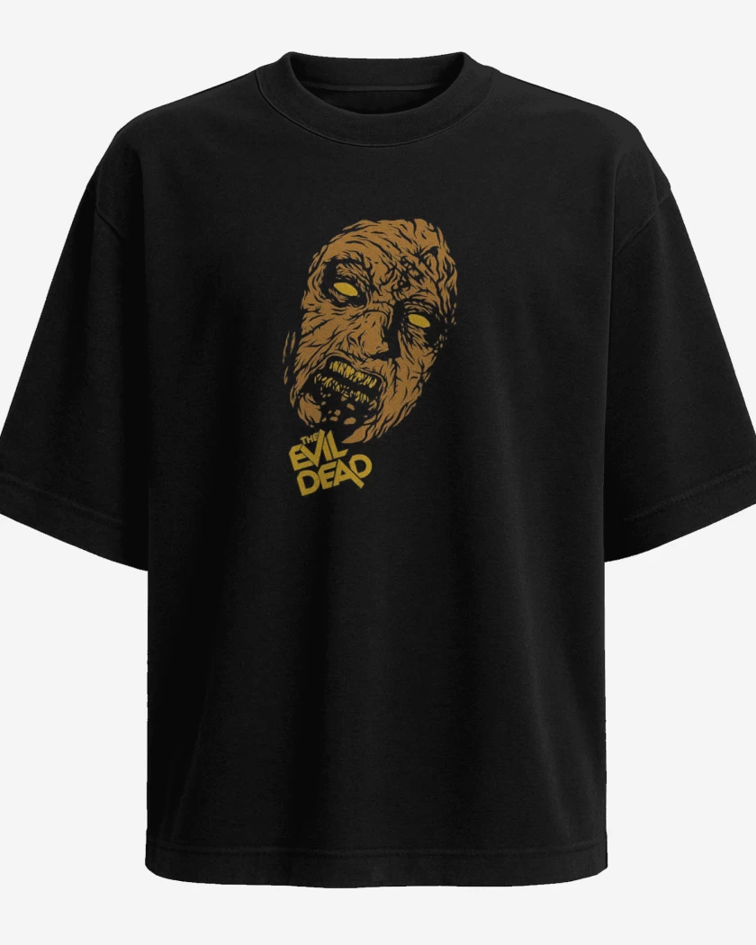 Polera Oversize Negro de The evil dead