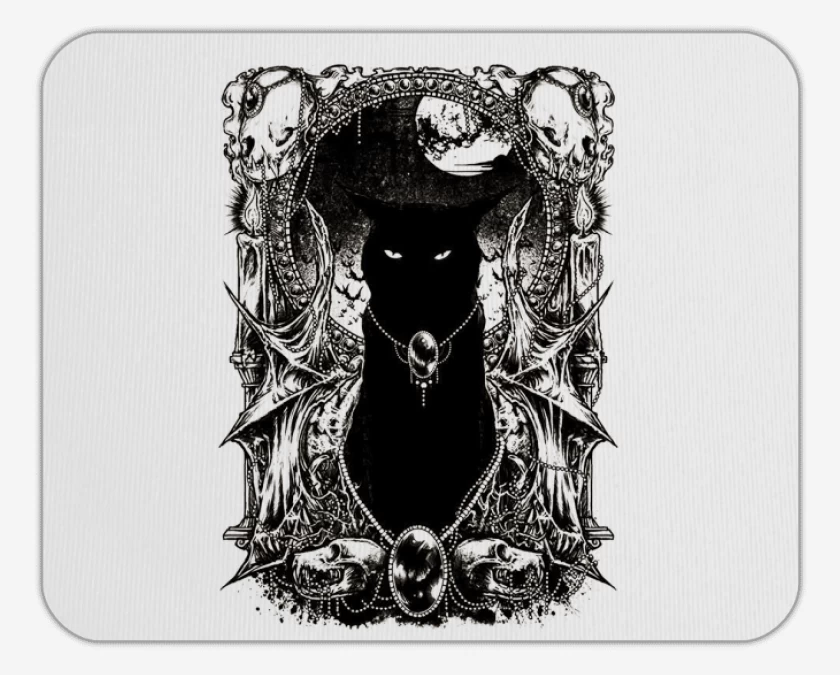 Mousepad Black cat