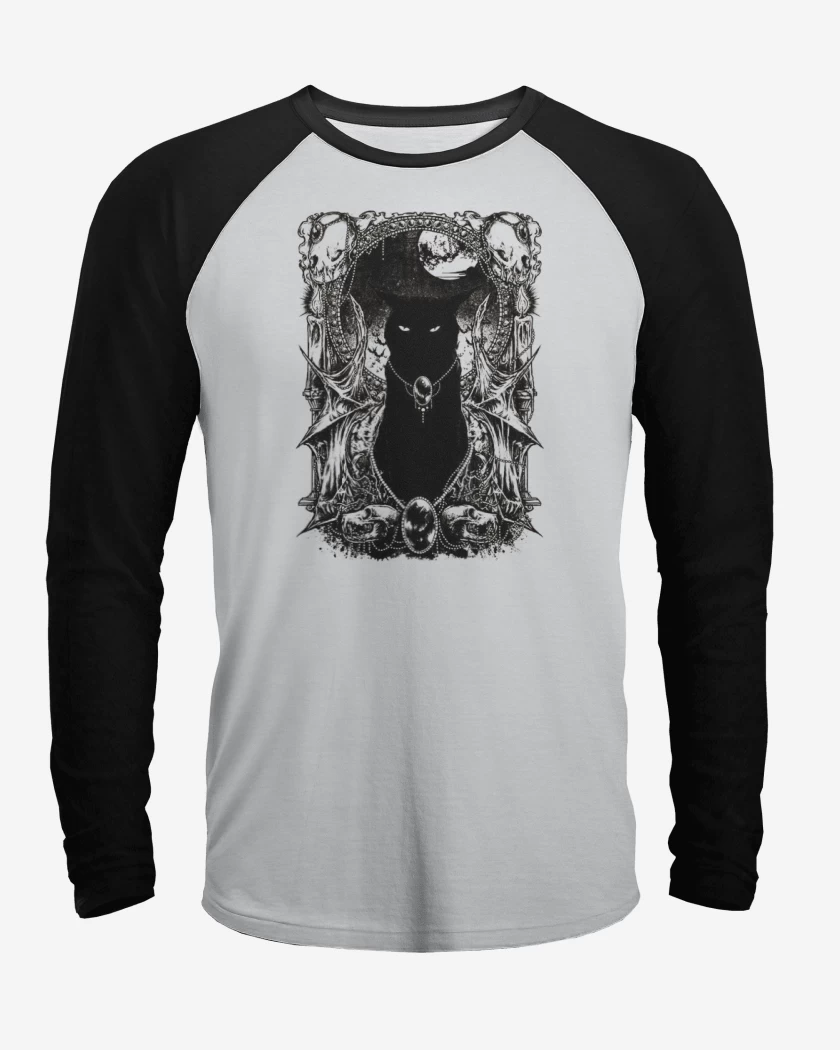 Polera Raglan Black cat