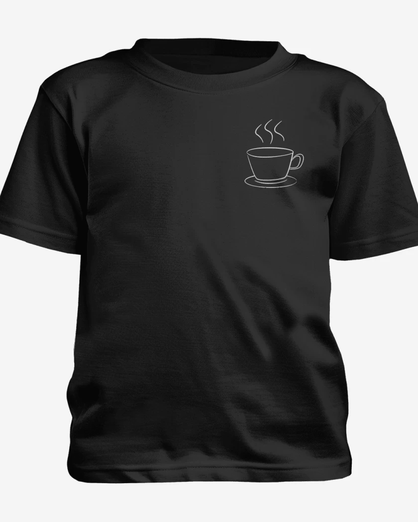 Polera de niño Negro de tacita