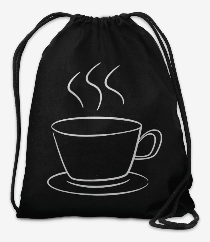Mochila Negro de tacita