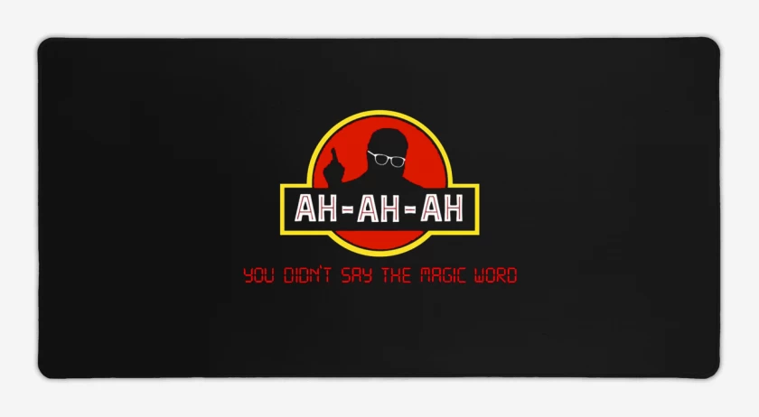 Mouse pad Gamer Negro de AH-AH-AH
